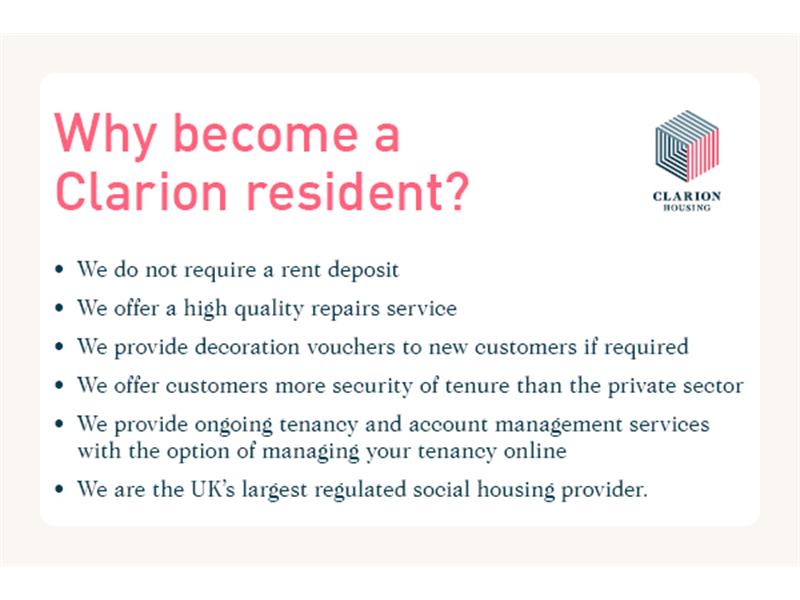 Clarion Housing rentals